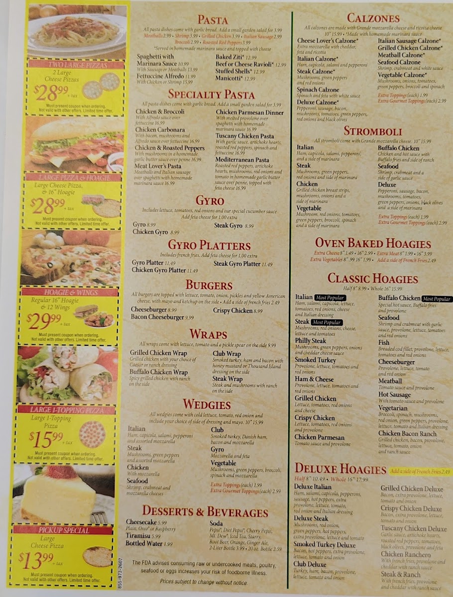 Menu Pizza Palermo (Penn Hills)-7